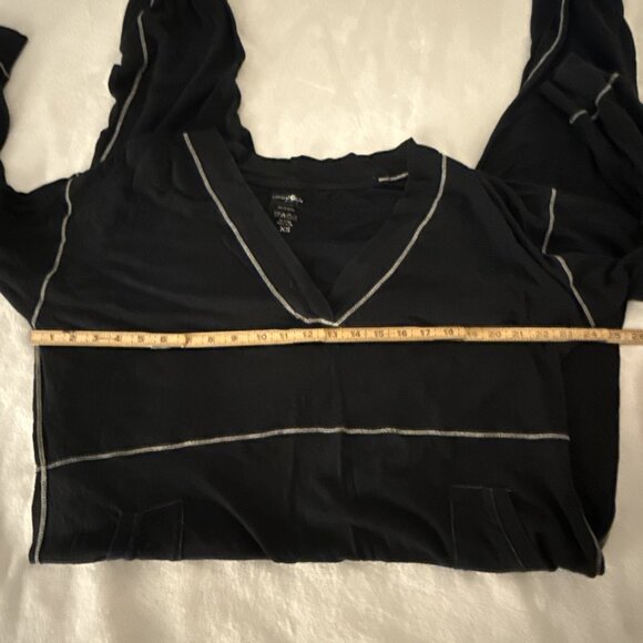 Natural Life Johnnie Black Harem Style Boho Jumpsuit XS Comfy Roomy - Picture 10 of 10